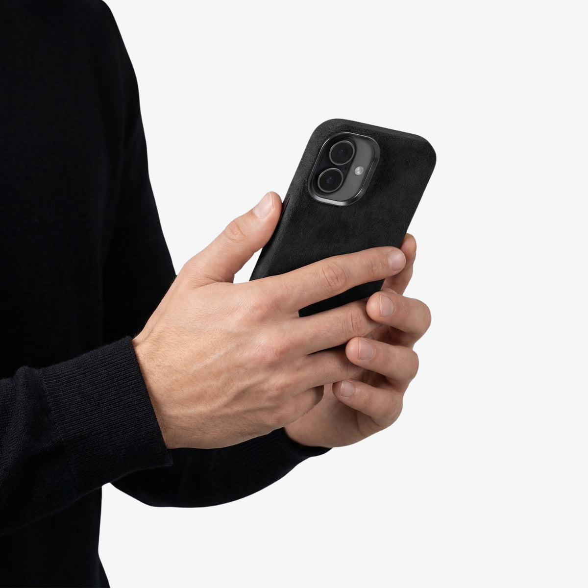iPhone 17 Alcantara Case Deep Black