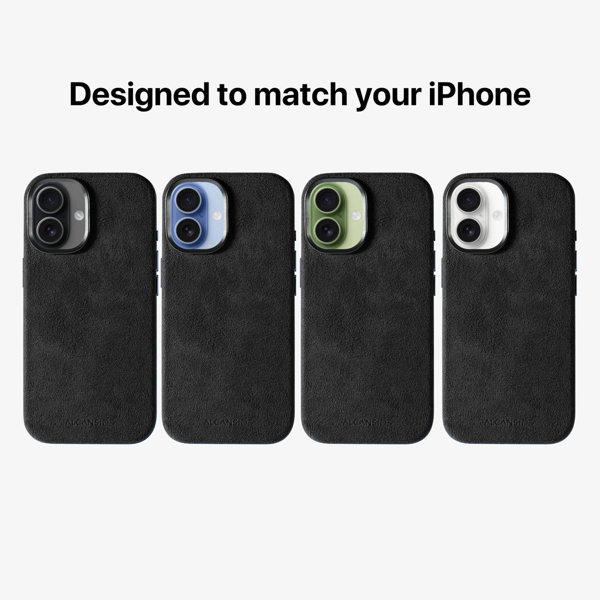 iPhone 17 Alcantara Case Deep Black