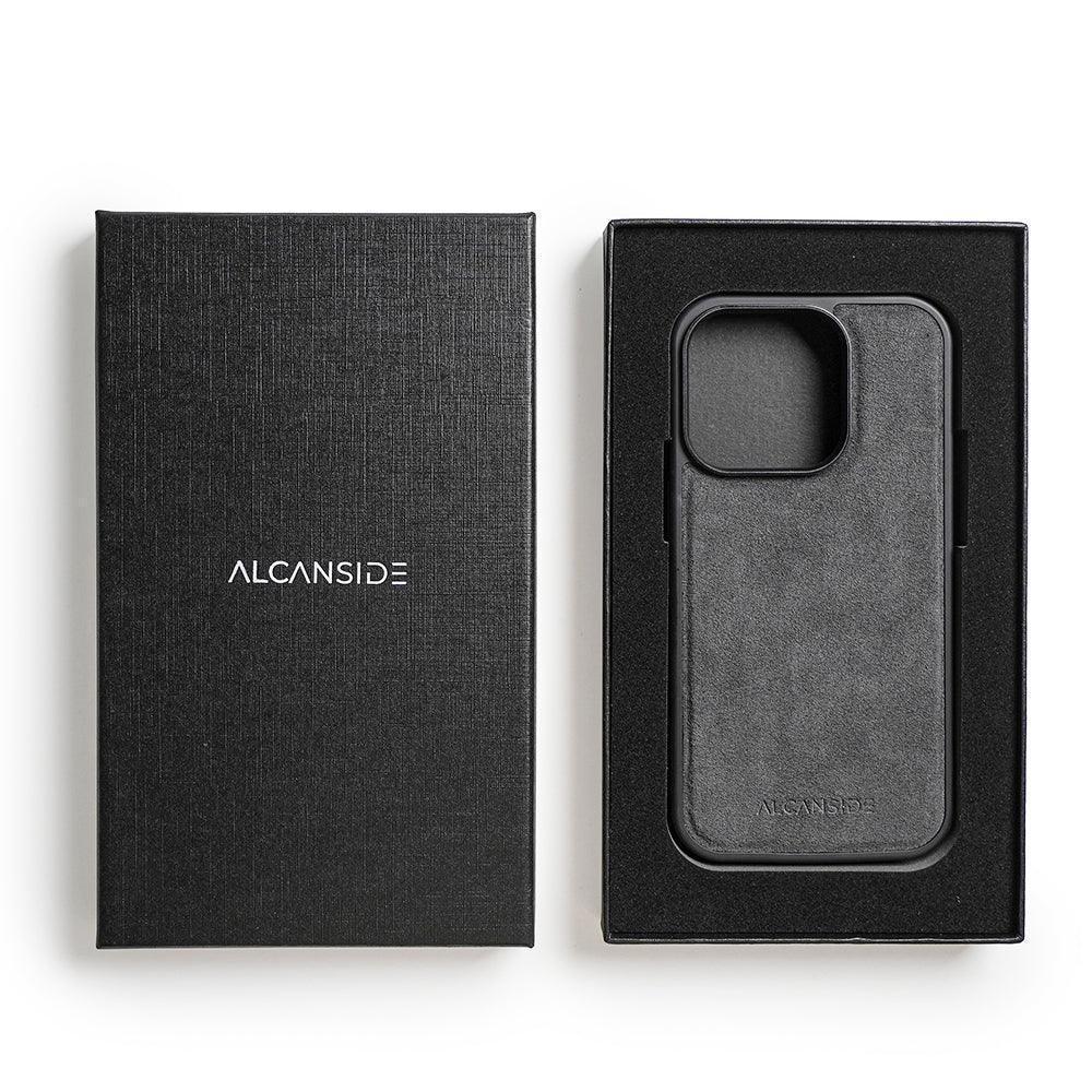 iPhone 15 Pro - Alcantara Back Cover - Space Grey - Alcanside