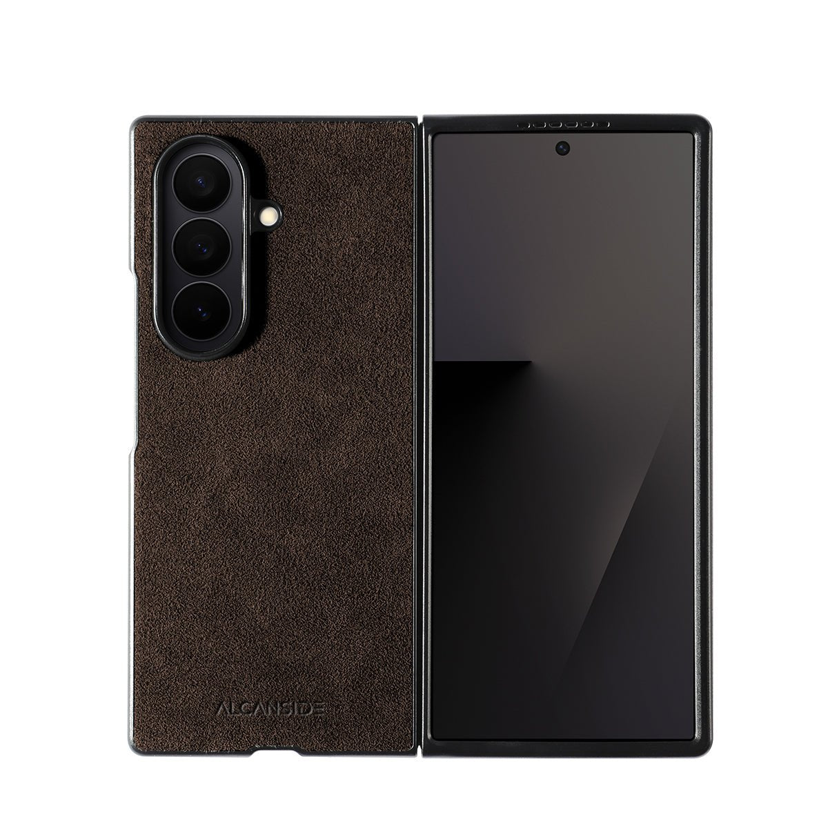 Samsung Galaxy Z Fold 7 - Alcantara Case - Chocolate Brown - Alcanside