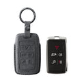 Alcantara Car Key Fob Cover for Land Rover Model B - Space Grey