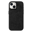 iPhone 15 - Alcantara Case - Deep Black - Alcanside