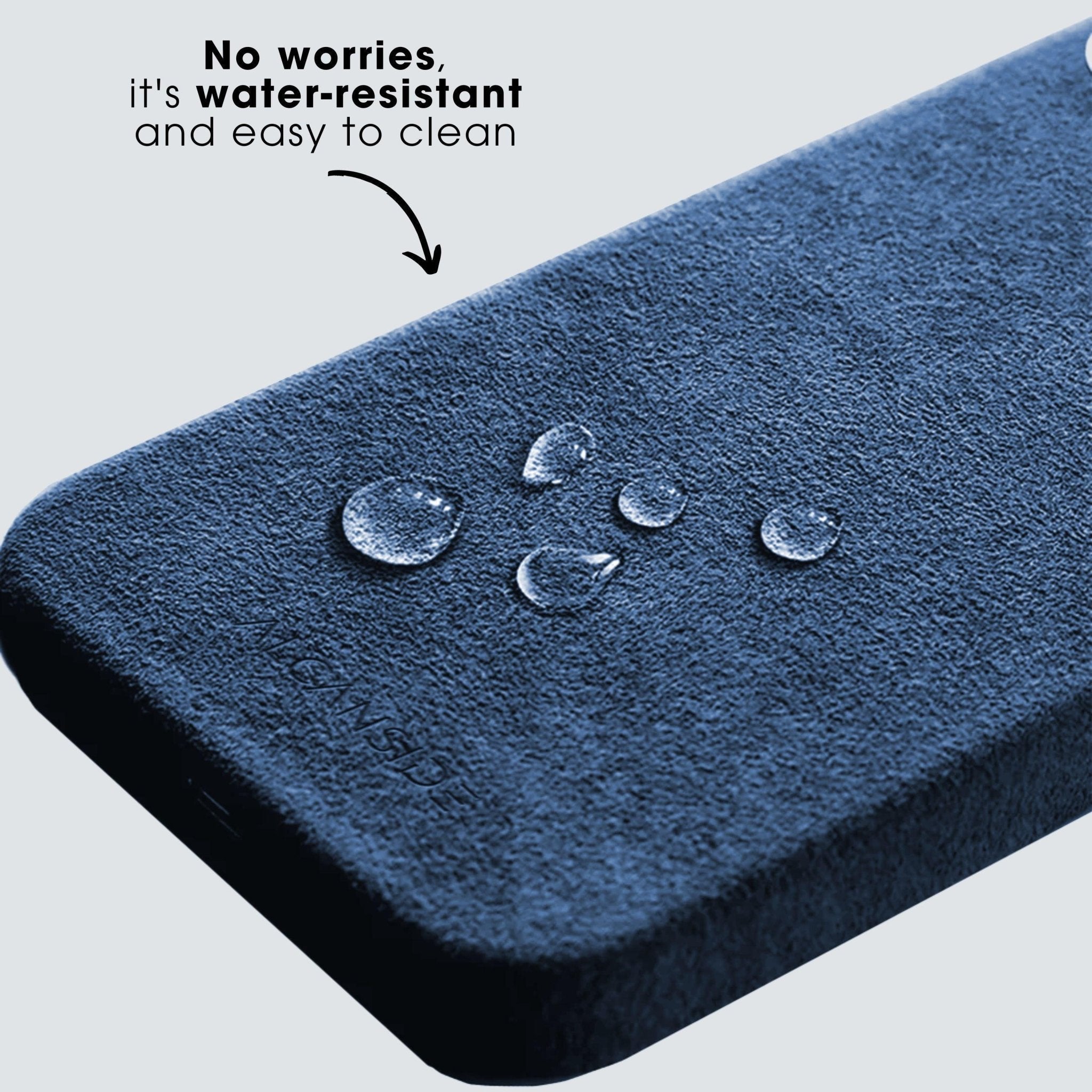 iPhone 15 Plus - Alcantara Case - Ocean blue - Alcanside
