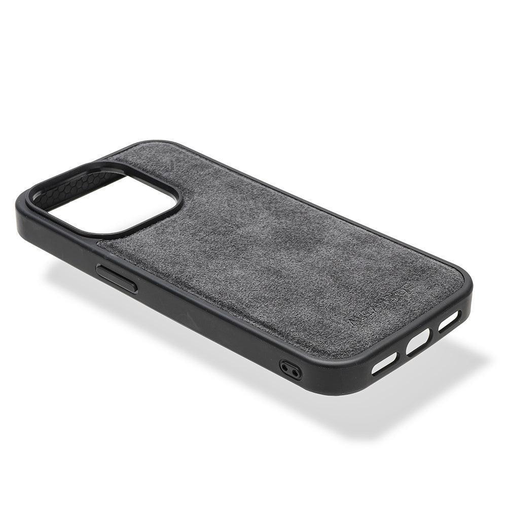 iPhone 16 Pro Max - Alcantara Back Cover - Nardo Gray - Alcanside