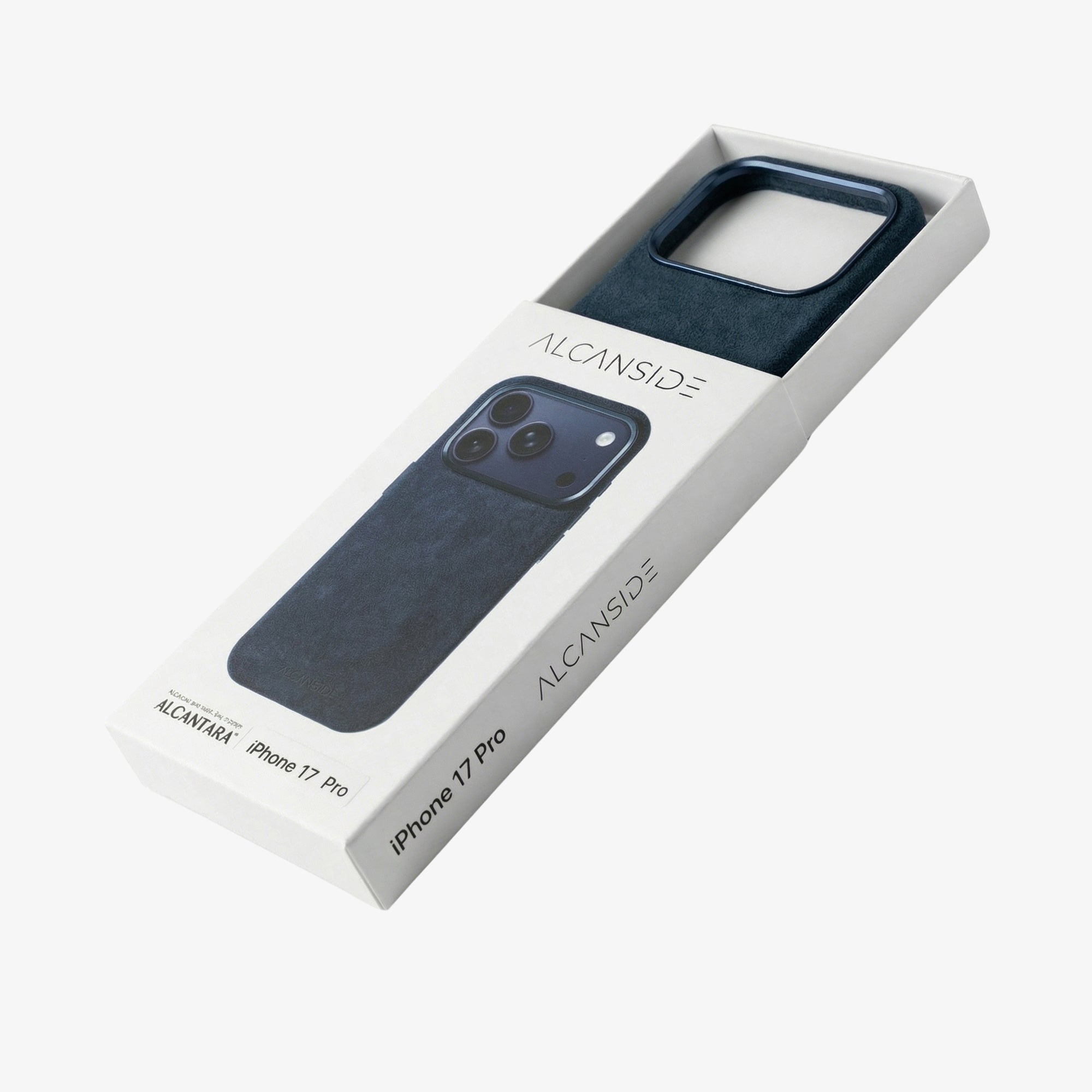 iPhone Alcantara Case - Navy Blue - Alcanside