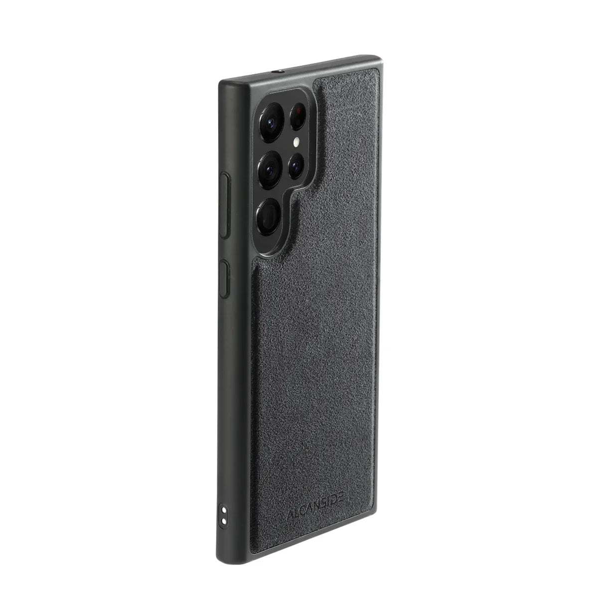Samsung Galaxy S22 Ultra - Alcantara Back Cover - Space Grey - Alcanside