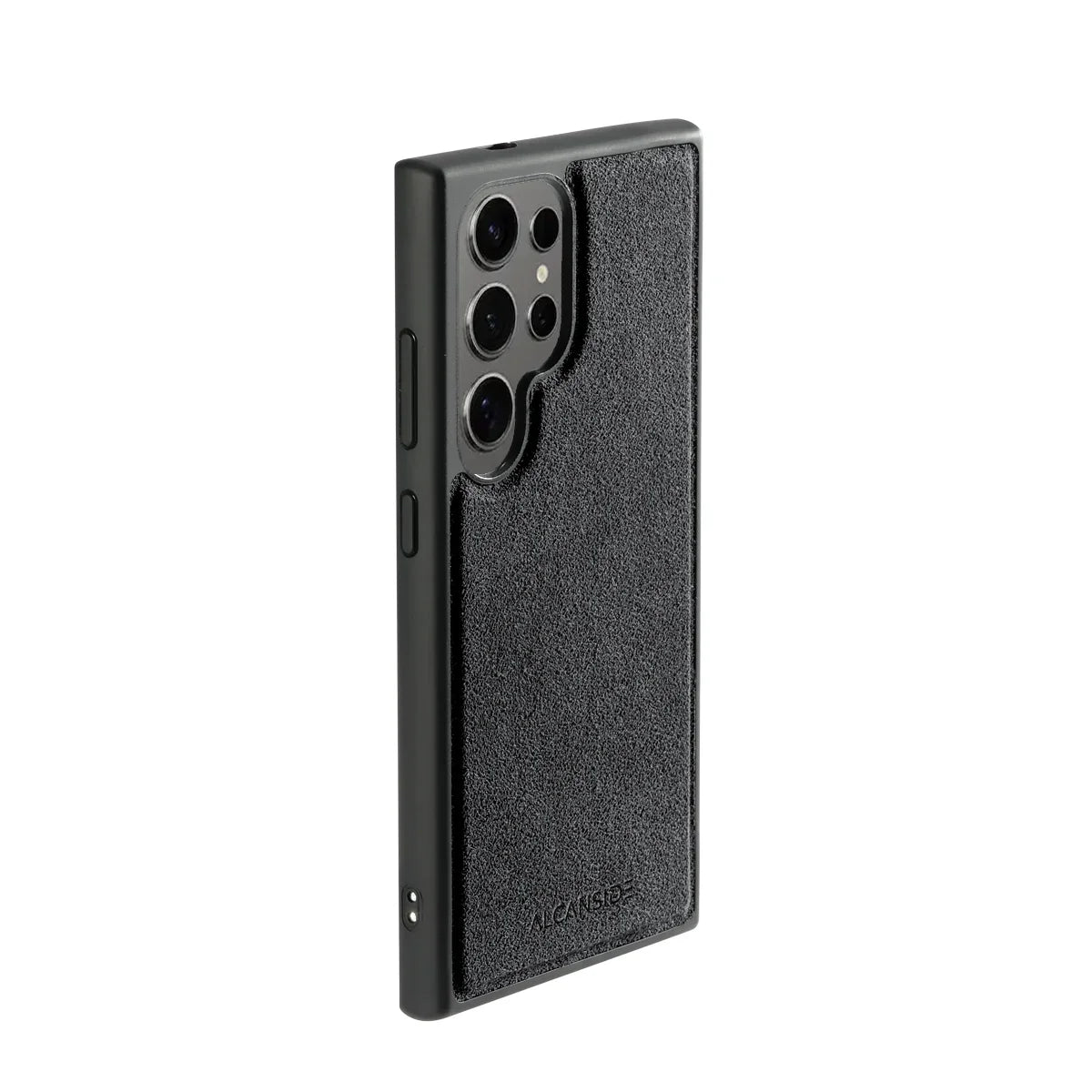 Samsung Galaxy S24 Ultra - Alcantara Back Cover - Space Grey - Alcanside